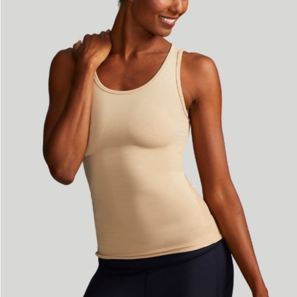 Tommie Copper Compression White Back-support Tank - Women M Please View Photos